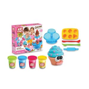 03273 Dede, Art Craft Kapkek - Cupcake Hamur Set / +3 yaş