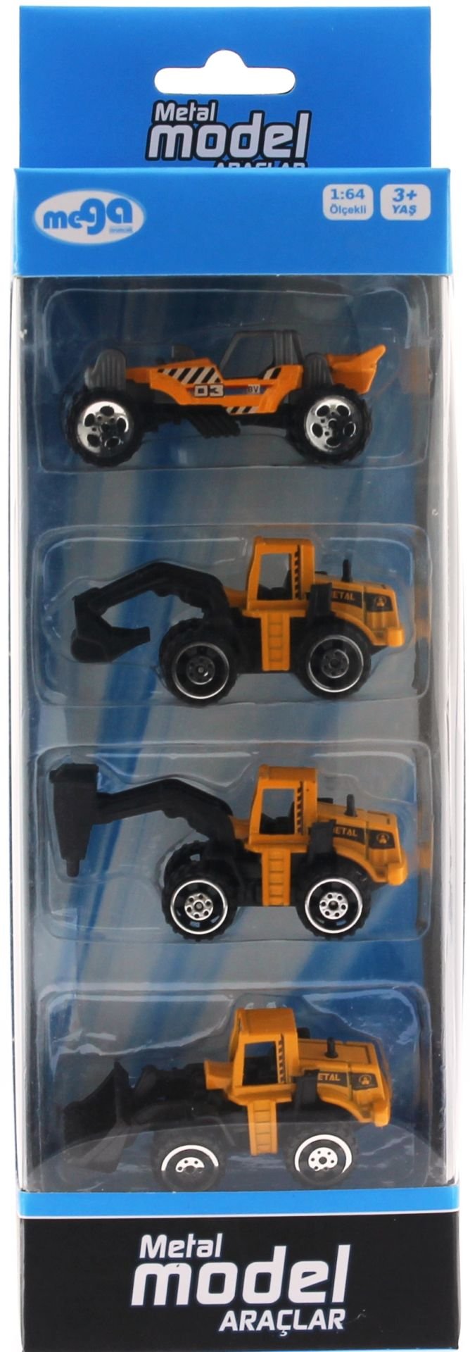 4'Lü Die Cast İnşaat Seti