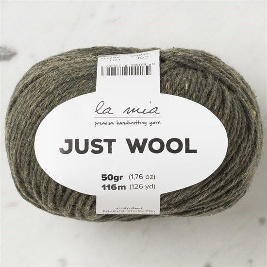 La Mia Just Wool Haki El Örgü İpi - LT005 - 33839