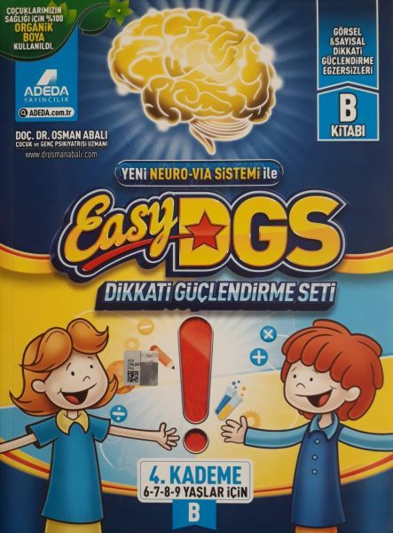 Easy Dikkati Güçlendirme Seti 4. Kademe B 6-9 Yaş (1 Kitap)