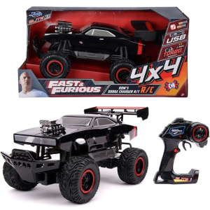 1:12 Fast & Furious 1970 Kumandalı Dom's Dodge Charger R/T 4x4 Turbo Jeep