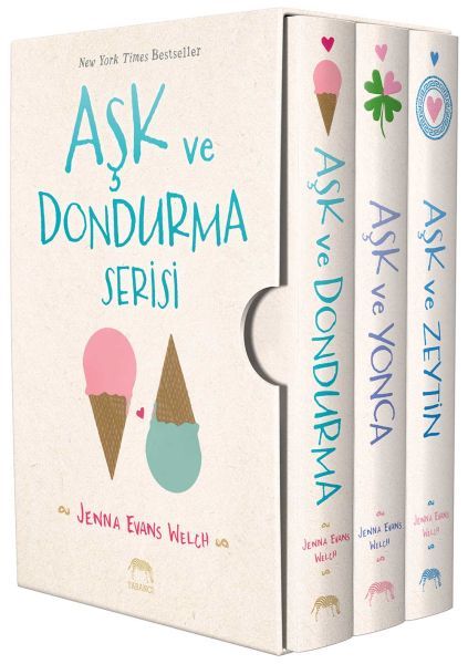 Aşk ve Dondurma Serisi Kutulu Set (3 Kitap Takım)