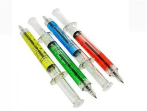 Şırınga Şeklinde Tükenmez Kalem Syringe Pen