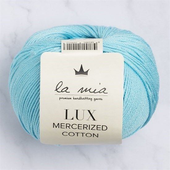 La Mia Lux Mercerized Cotton Cam Göbeği El Örgü İpi - 123 - 33749