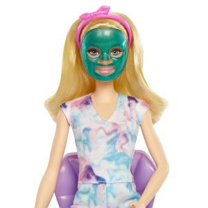 HCM82 Barbie, Işıltı Dolu Spa Günü Oyun Seti, Barbie Welness