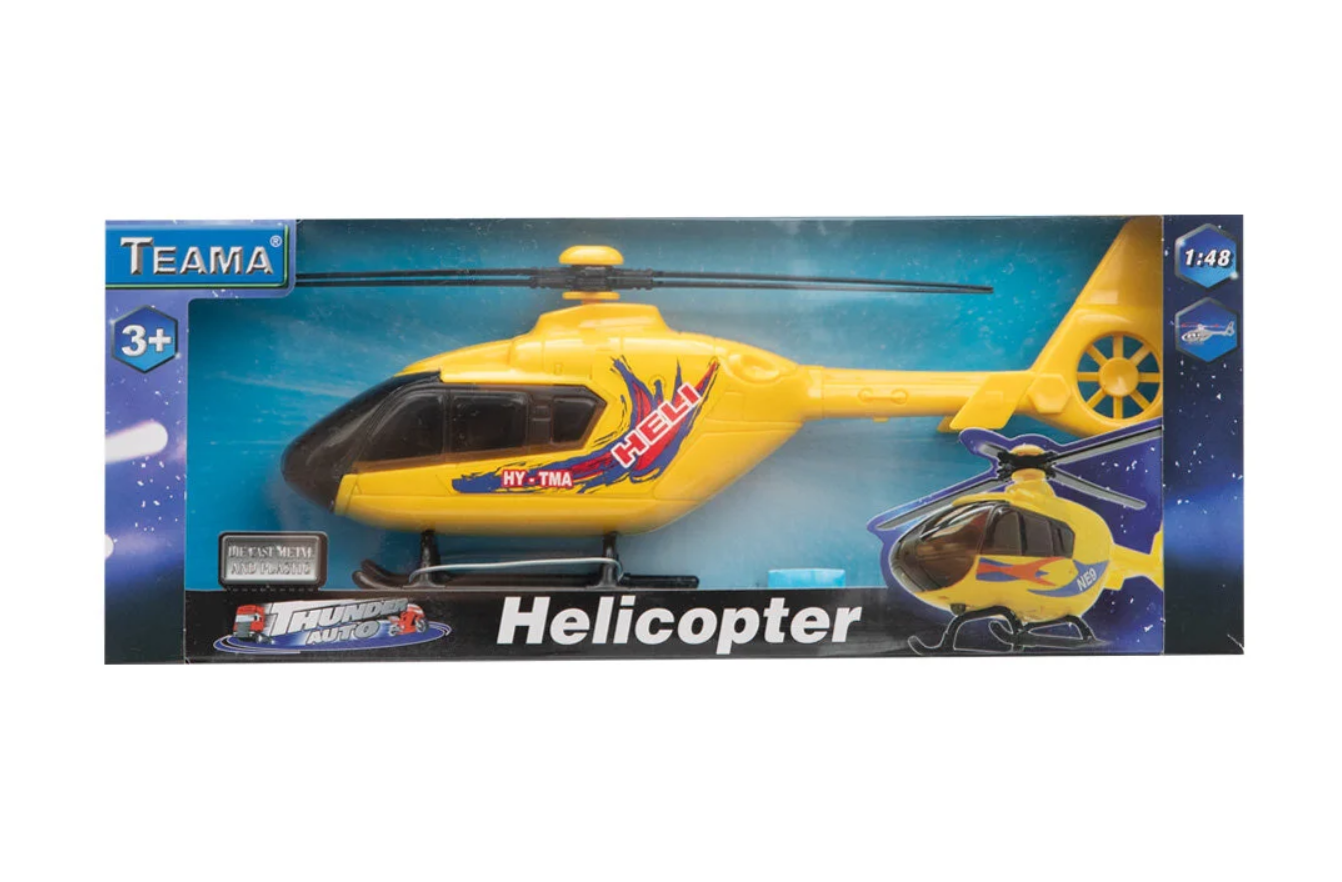 Kutulu Plastik Sarı Helikopter