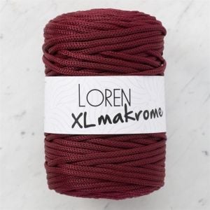 Loren XL Makrome Bordo El Örgü İpi - R049 - 33715