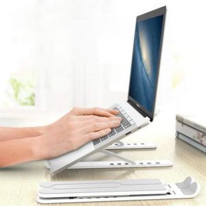 Ayarlanabilir Plastik Dizüstü Destek Tabanı Katlanabilir Taşınabilir Laptop Sehpası Yükseltici-1 Adet Fiyatı