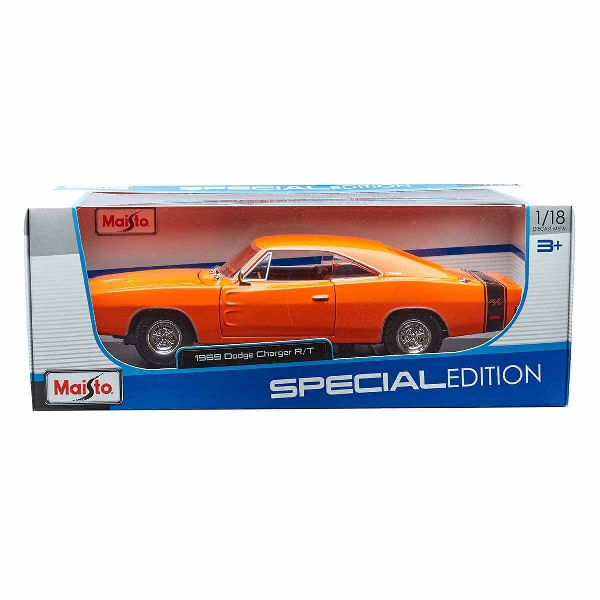 MAIS 31387 1969 Dodge Charger RT 1: 18  Model Araba