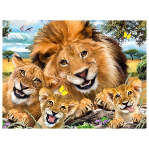 Prime 3D - Aslan Pelüş ve Selfie 48 Parça Puzzle 15803