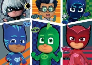 KS Puzzle 200 Parça  Pijamaskeliler PJ Masks