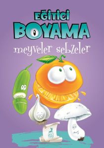 Eğitici Öğretici Boyama  - Meyveler Sebzeler