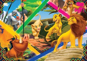 KS  Puzzle 200 Parça Lion King Aslan Kral