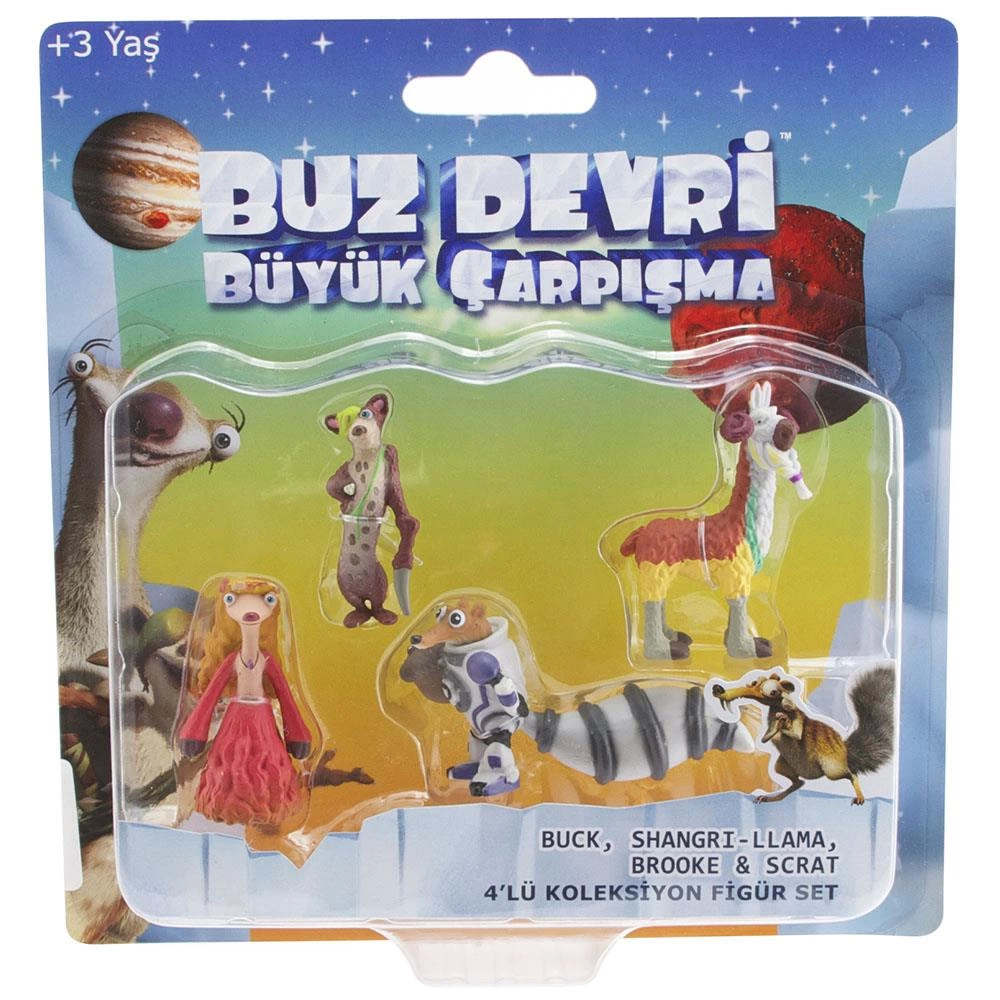 Ice Age - Buz Devri 5 Büyük Çarpışma 4’lü Koleksiyon Set Model