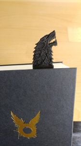 Direwolf Sword Bookmark - Game Of Thrones - Kitap Ayracı Siyah 2339568