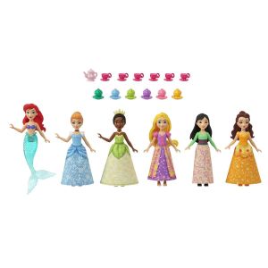 HLW91 Disney Prenses Bebekleri 6'lı Set