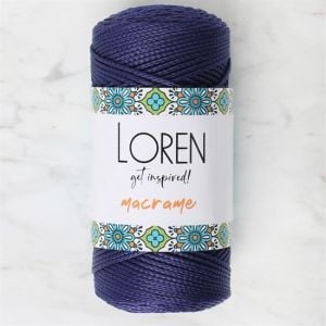 Loren Macrame Lacivert El Örgü İpi - RM 0262 - 34353