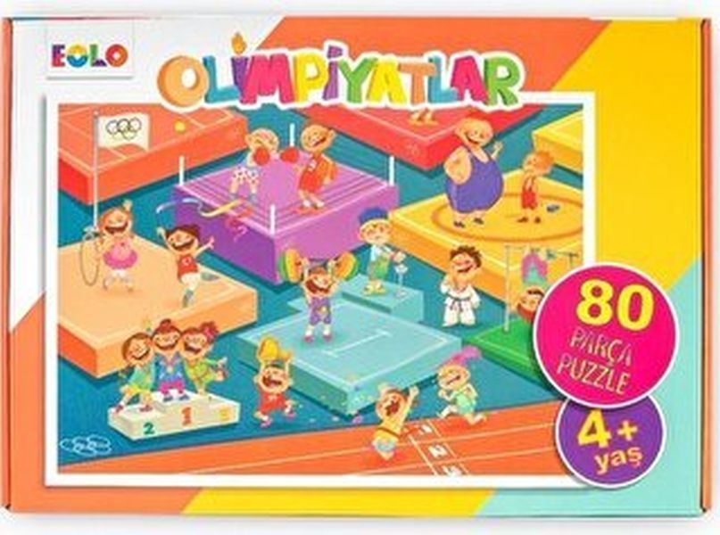 Yer Puzzle-80 Parça Puzzle - Olimpiyatlar