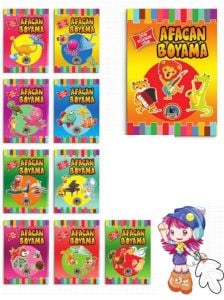 Afacan Boyama (10 Kitap Takım)