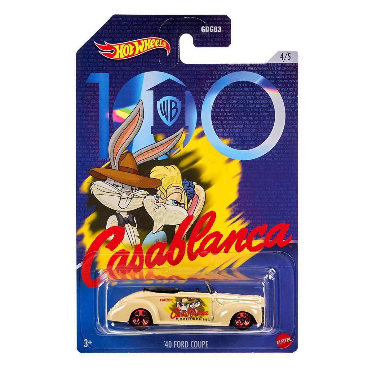 HMV73 Hot Wheels Warner Bros 100. Yıl Temalı Arabalar -1 adet stokta olan gönderilir