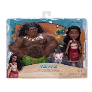 JKP 237556 Disney Moana - 15 cm Maui & Moana ve Arkadaşları  Set