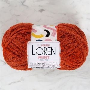 Loren Mery Kiremit Rengi El Örgü İpi - M413 - 34319