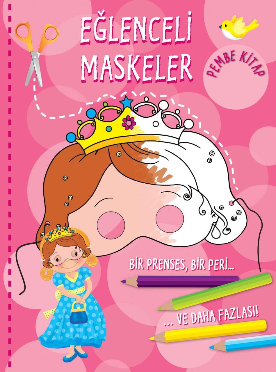 Eğlenceli Maskeler (Pembe Kitap)