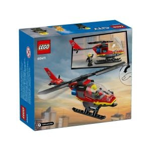 60411 Lego City İtfaiye Kurtarma Helikopteri 85 parça +5 yaş