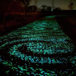 Gece Karanlıkta Işık Vererek Parlayan Dekoratif Çakıl Taşları-50 Adet Fosforlu Taş