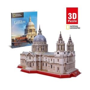 CUB DS0991 National Geographic 107 Parça 3D Puzzle Aziz Paul Katedrali