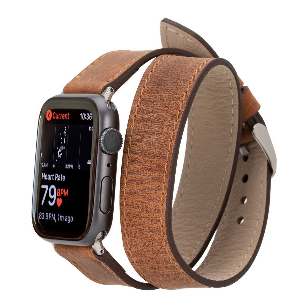 Bouletta Apple Watch Uyumlu Deri Kordon 42-44-45mm DT G2