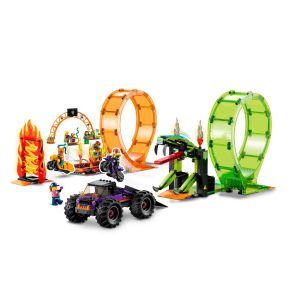 60339 Lego City - Çift Çemberli Gösteri Arenası, 598 parça, +7 yaş