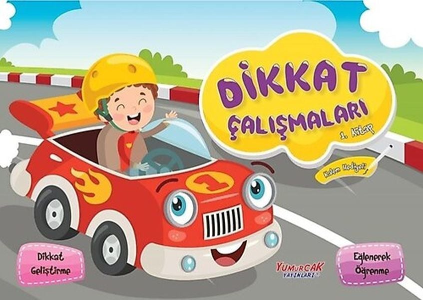 Dikkat Çalışmaları 1. Kitap (Kalem Hediyeli)