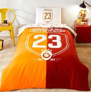 Taç Galatasaray Şampiyonluk Tek Kişilik Lisanslı Nevresim Takımı