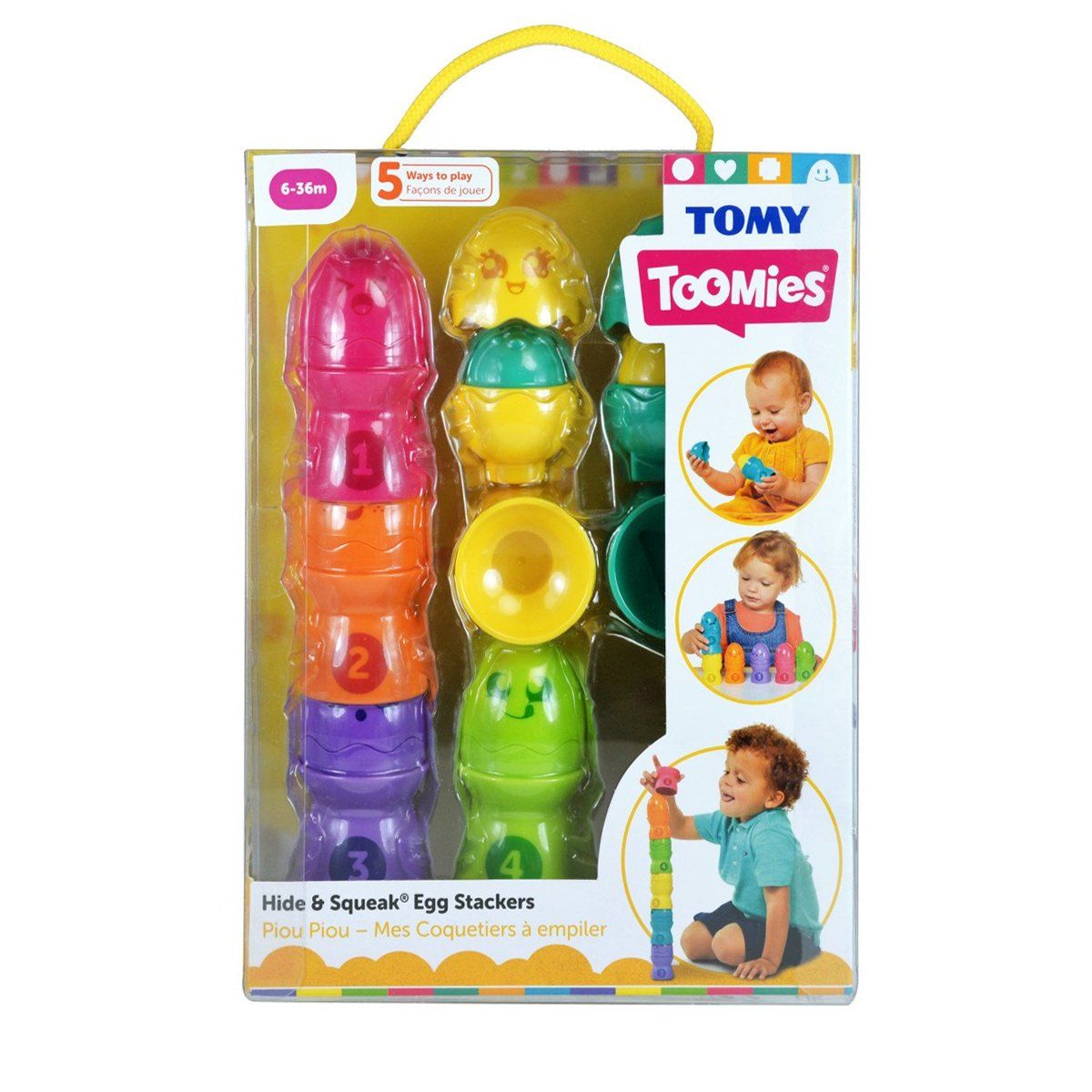 73083 Tomy, Saklambaçlı Yumurta Kule Seti, 6-36 ay