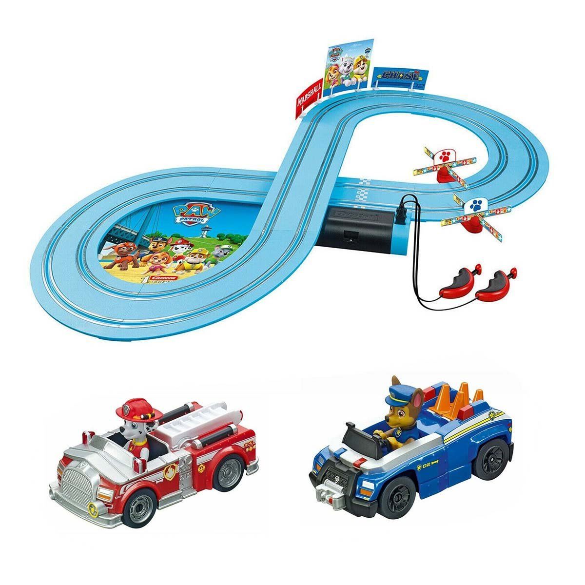 Carrera First Paw Patrol Chase ve Marshall Yarış Pisti