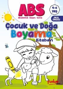 ABS 4-6 Yaş Çocuk ve Doğa Boyama Kitabım