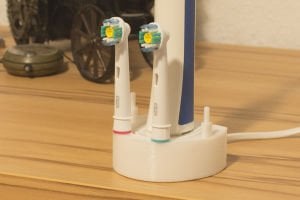 Diş Fırçalığı Tutucu  4'Lü Oral-B İçin Beyaz 1260644