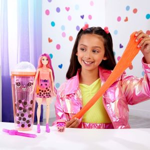 HTJ22 Barbie POP Reveal Bubble Tea Serisi Mangolu Mochi Kokulu