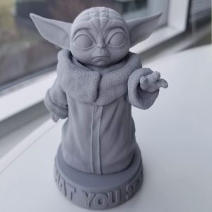 Yoda, Bebek Yoda Figür Biblo Gri 4038181