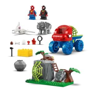 11199 Lego Marvel Spidey-Spidey Ekibi Dinozor Kamyonlu Kurtarma 136 parça +4 yaş