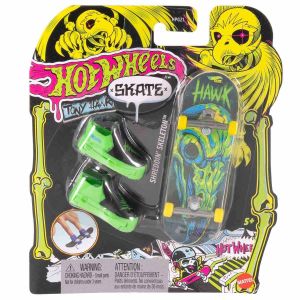 HPG21 Hot Wheels Skate Neon Temalı Parmak Kaykay ve Ayakkabı Paketleri