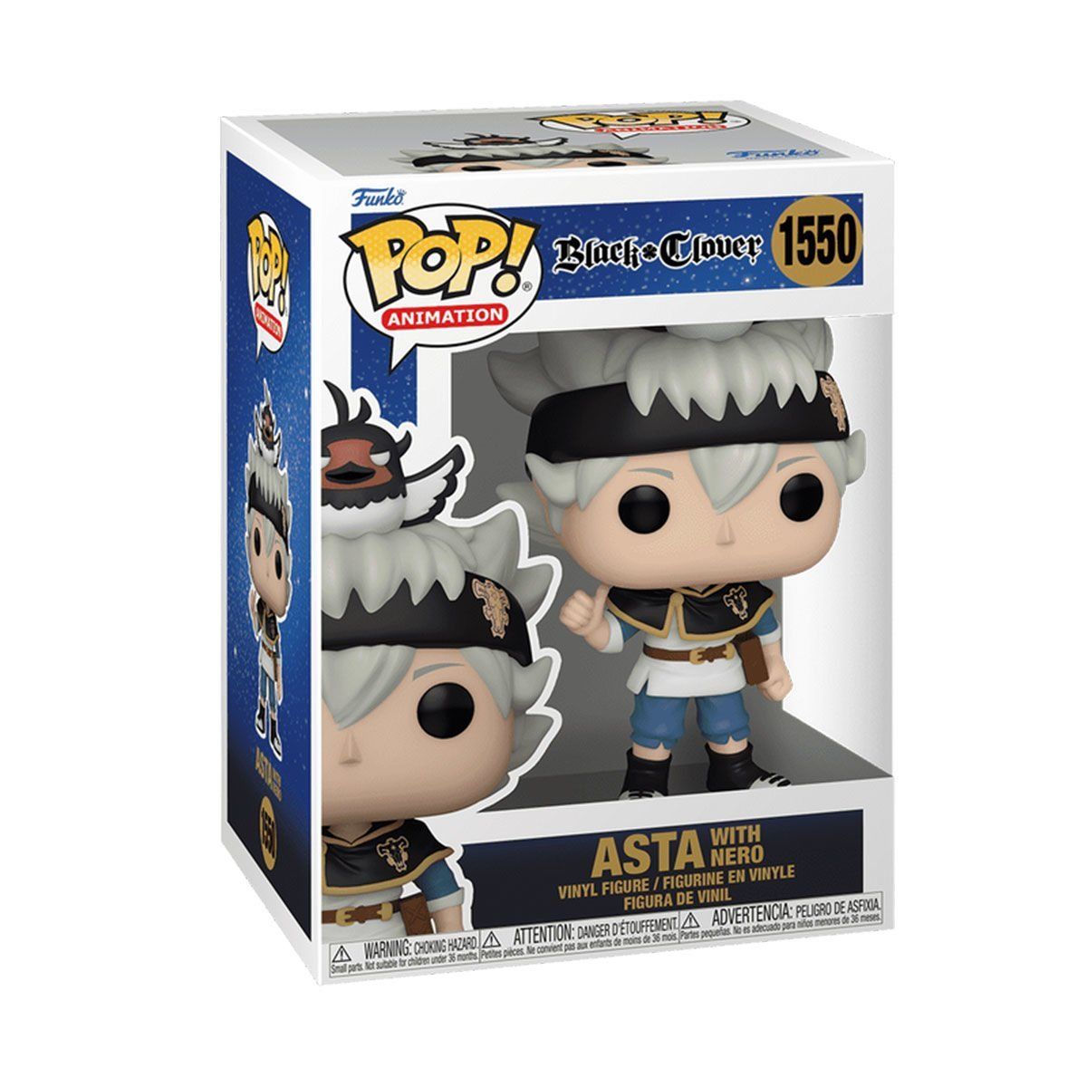 72115 Funko POP Animation: Black Clover - Asta with Nero