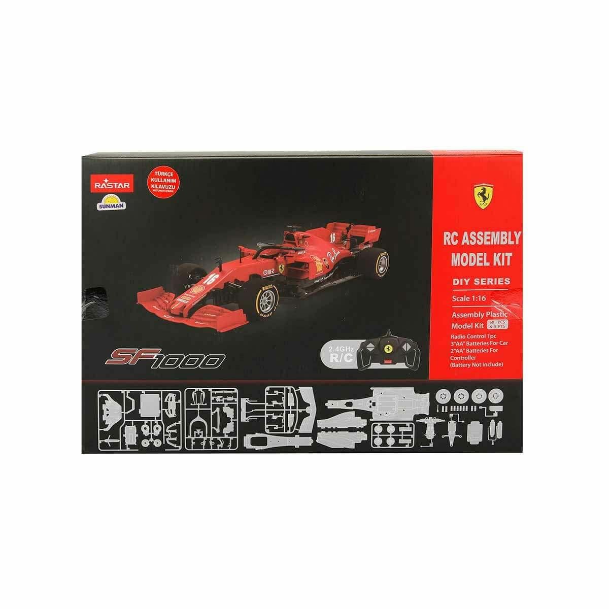 31961 Ferrari SF1000 Uzaktan Kumandalı Model Araç Montaj Kiti 1:16 