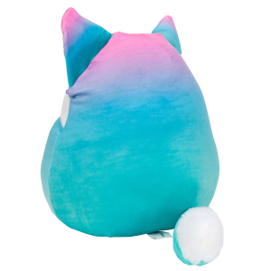 Squishmallow Pembe Mavi Tilki Vickie 20 cm