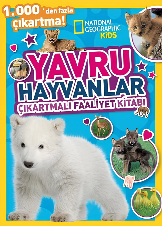 National Geographic Kids Yavru Hayvanlar Çıkartmalı Faaliyet Kitabı