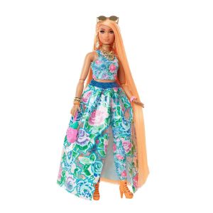 HHN14 Barbie Extra Fancy - Çiçekli Kostümlü Bebek