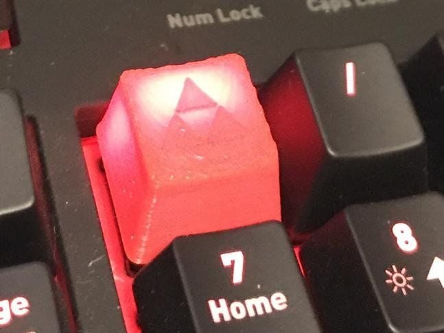 Triforce Standart Cherry-Mx Tuş Başlığı Klavye Tuşu Turuncu 1277297