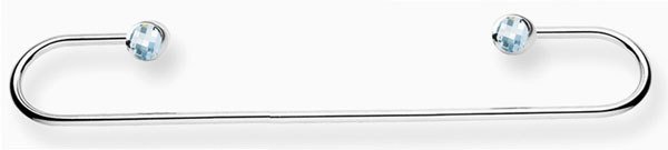 MONTE CARLO SWAROVSKİ KISA HAVLULUK 40cm Krom