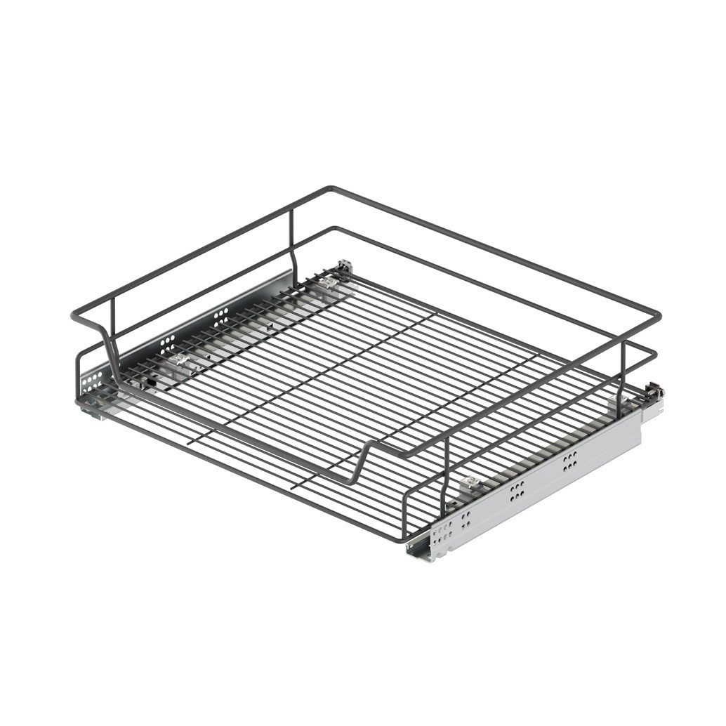 Bağımsız Çift Açılım Tandem Raylı Çekmece 60 cm (Frenli)